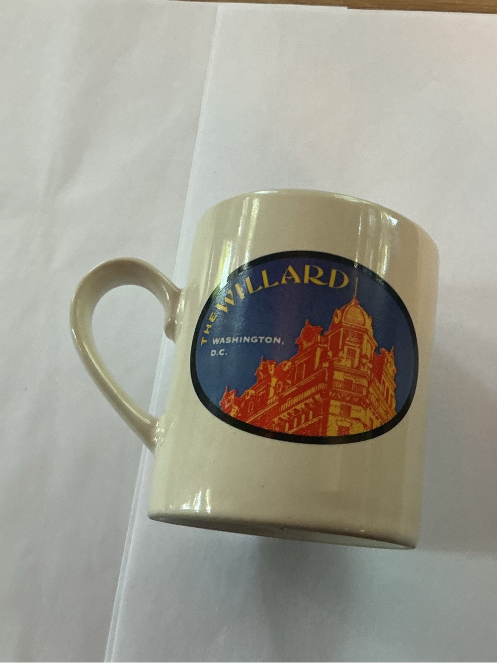 Vintage Cup of the Willard Hotel from the Aramis Grand American Hotel Collection